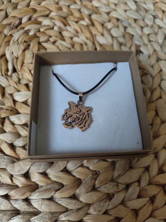 Collier en acier inoxydable tigre